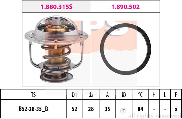 MDR EPS-1880 315 - Thermostat d'eau cwaw.fr