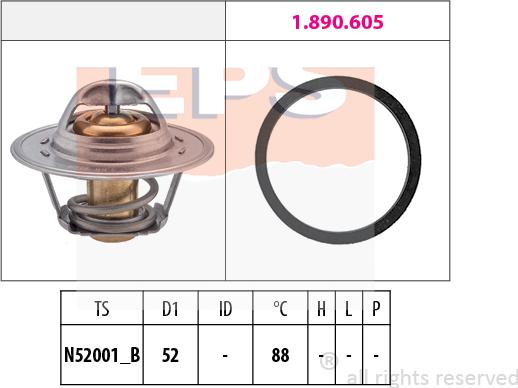 MDR EPS-1880 312 - Thermostat d'eau cwaw.fr