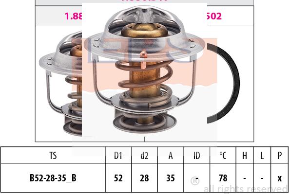 MDR EPS-1880 317S - Thermostat d'eau cwaw.fr