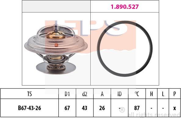 MDR EPS-1880 385 - Thermostat d'eau cwaw.fr