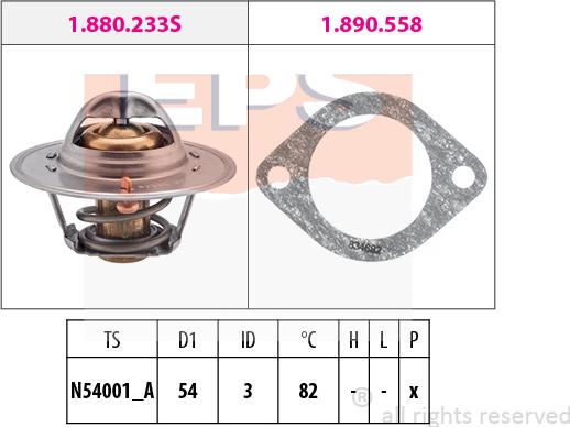 MDR EPS-1880 329 - Thermostat d'eau cwaw.fr