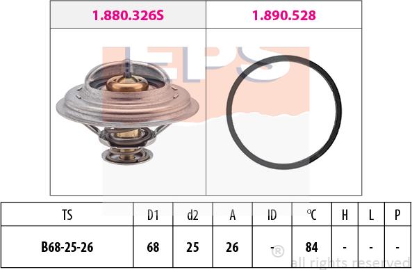 MDR EPS-1880 326 - Thermostat d'eau cwaw.fr