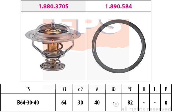 MDR EPS-1880 370 - Thermostat d'eau cwaw.fr