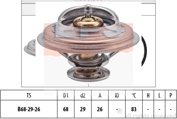 MDR EPS-1880 377S - Thermostat d'eau cwaw.fr