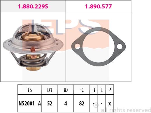 MDR EPS-1880 244 - Thermostat d'eau cwaw.fr