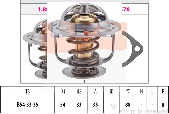 MDR EPS-1880 248S - Thermostat d'eau cwaw.fr