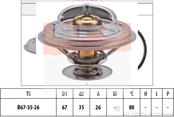 MDR EPS-1880 254S - Thermostat d'eau cwaw.fr