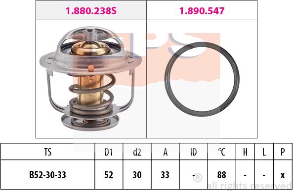 MDR EPS-1880 269 - Thermostat d'eau cwaw.fr