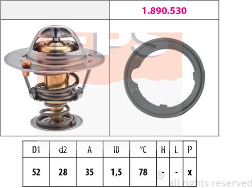 MDR EPS-1880 267 - Thermostat d'eau cwaw.fr