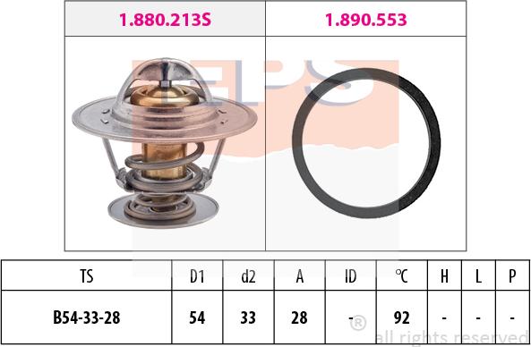 MDR EPS-1880 213 - Thermostat d'eau cwaw.fr