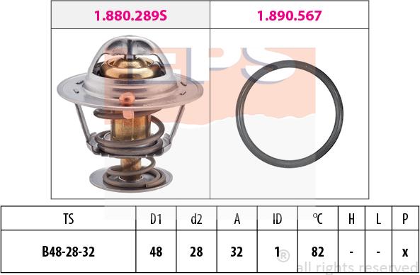 MDR EPS-1880 289 - Thermostat d'eau cwaw.fr