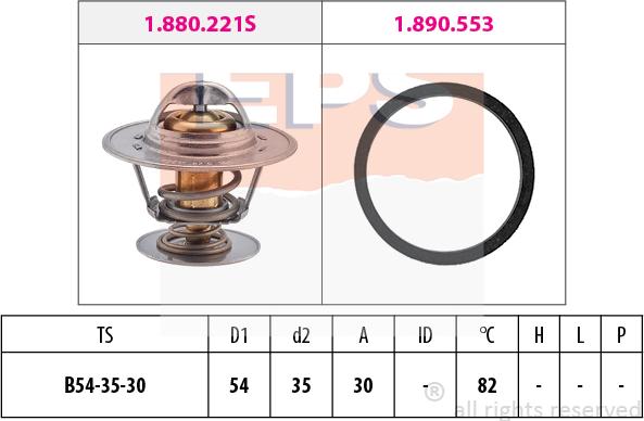 MDR EPS-1880 221 - Thermostat d'eau cwaw.fr