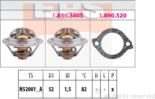 MDR EPS-1880 228 - Thermostat d'eau cwaw.fr