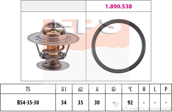 MDR EPS-1880 279 - Thermostat d'eau cwaw.fr