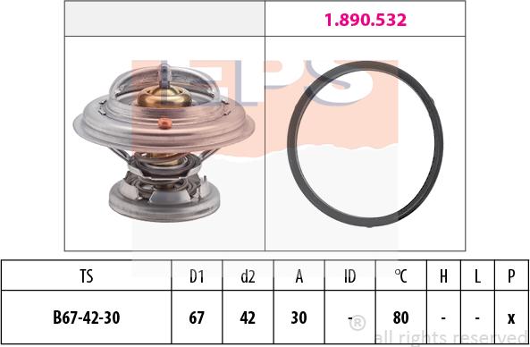 MDR EPS-1880 271 - Thermostat d'eau cwaw.fr