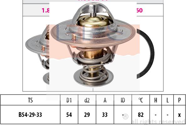 MDR EPS-1880 797S - Thermostat d'eau cwaw.fr