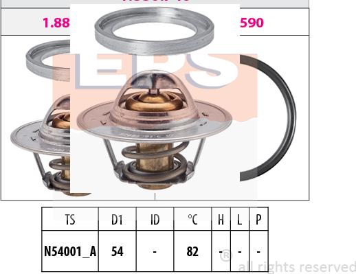 MDR EPS-1880 740S - Thermostat d'eau cwaw.fr