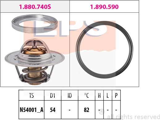 MDR EPS-1880 740 - Thermostat d'eau cwaw.fr