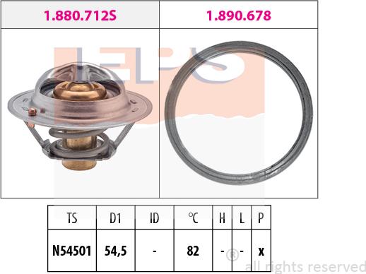 MDR EPS-1880 713 - Thermostat d'eau cwaw.fr