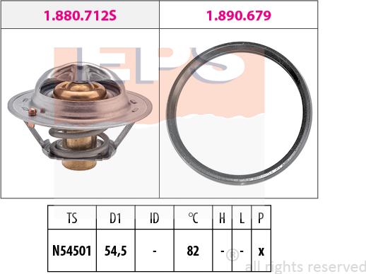 MDR EPS-1880 712 - Thermostat d'eau cwaw.fr