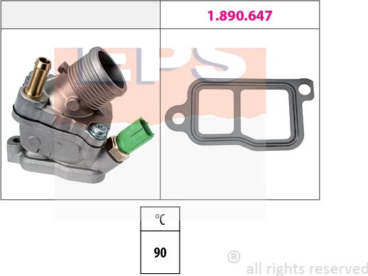 MDR EPS-1880 732 - Thermostat d'eau cwaw.fr