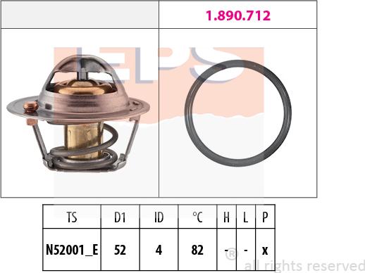 MDR EPS-1880 725 - Thermostat d'eau cwaw.fr