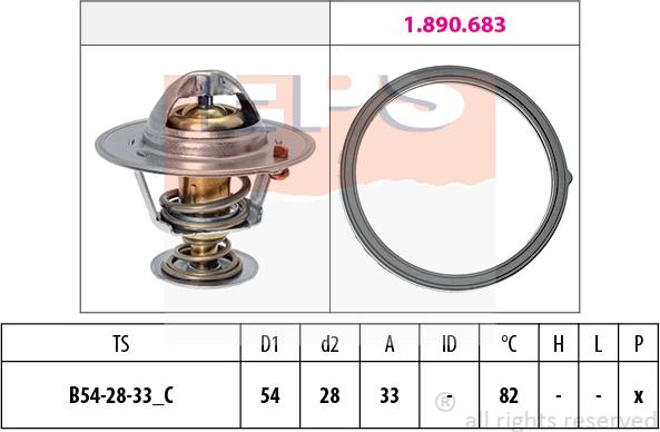 MDR EPS-1880 726 - Thermostat d'eau cwaw.fr