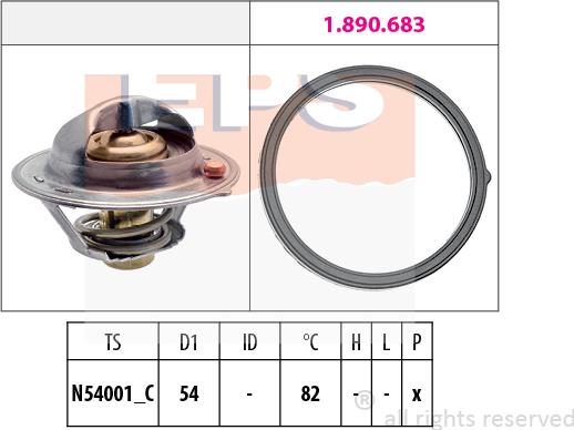 MDR EPS-1880 727 - Thermostat d'eau cwaw.fr