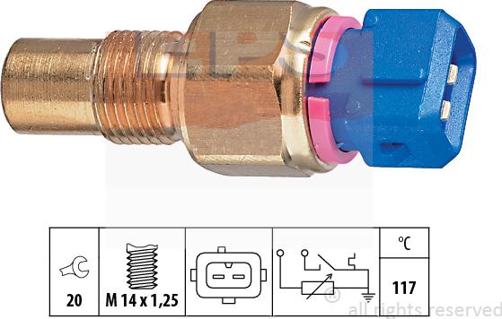 MDR EPS-1830 553 - Sonde de température, liquide de refroidissement cwaw.fr