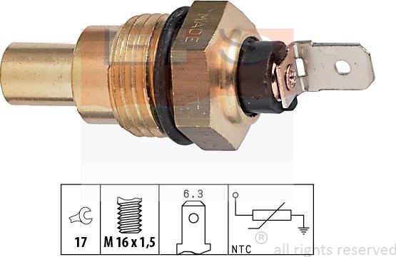 MDR EPS-1830 042 - Sonde de température, liquide de refroidissement cwaw.fr