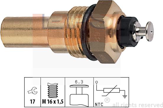 MDR EPS-1830 062 - Sonde de température, liquide de refroidissement cwaw.fr