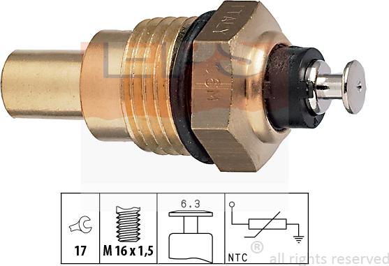 MDR EPS-1830 067 - Sonde de température, liquide de refroidissement cwaw.fr