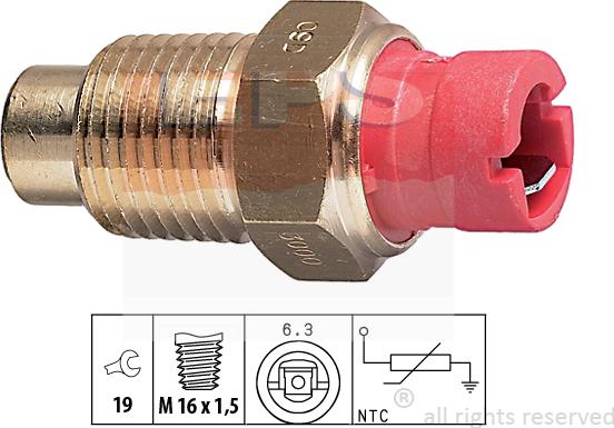 MDR EPS-1830 000 - Sonde de température, liquide de refroidissement cwaw.fr