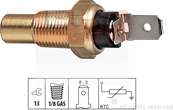 MDR EPS-1830 080 - Sonde de température, liquide de refroidissement cwaw.fr