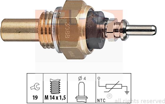 MDR EPS-1830 088 - Sonde de température, liquide de refroidissement cwaw.fr