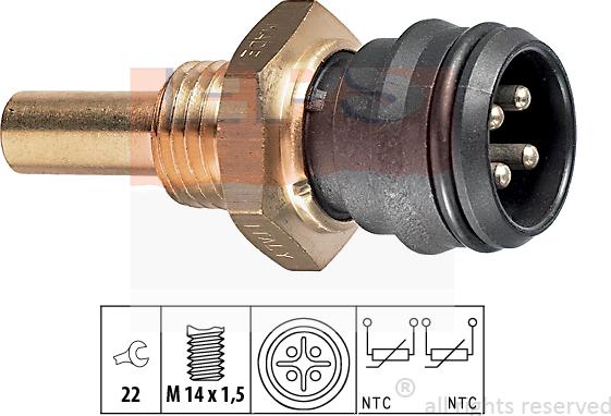 MDR EPS-1830 151 - Sonde de température, liquide de refroidissement cwaw.fr