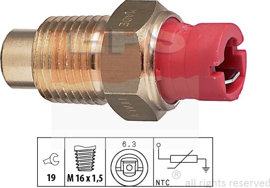 MDR EPS-1830 132 - Sonde de température, liquide de refroidissement cwaw.fr