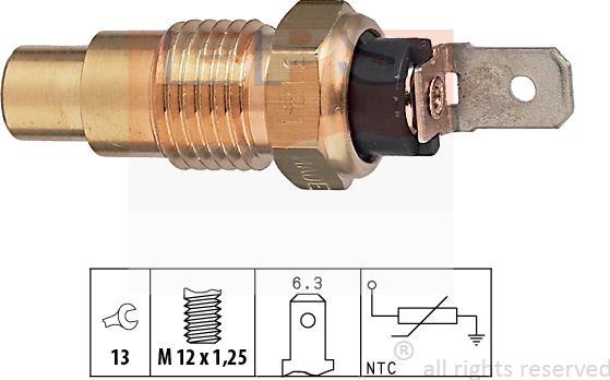 MDR EPS-1830 121 - Sonde de température, liquide de refroidissement cwaw.fr