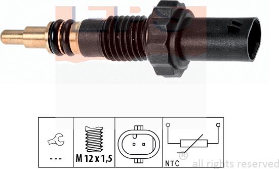 MDR EPS-1830 348 - Sonde de température, liquide de refroidissement cwaw.fr