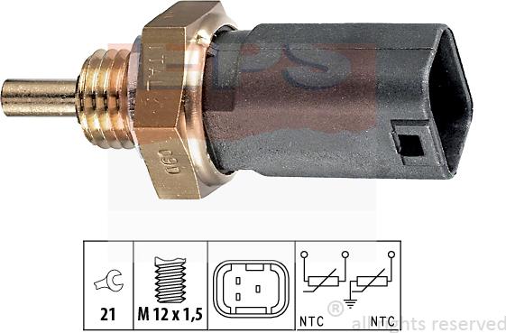 MDR EPS-1830 252 - Sonde de température, liquide de refroidissement cwaw.fr