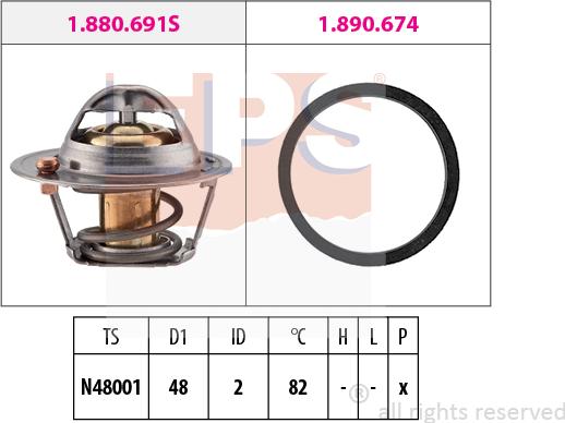 MDR EPS-1879 999 - Thermostat d'eau cwaw.fr