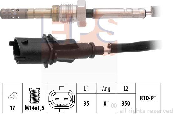 MDR EPS-1220 068 - Capteur, température des gaz cwaw.fr