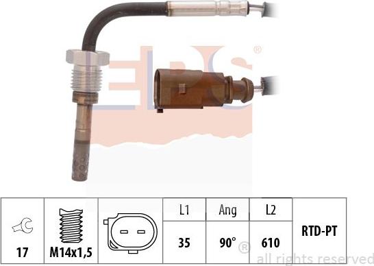 MDR EPS-1220 067 - Capteur, température des gaz cwaw.fr