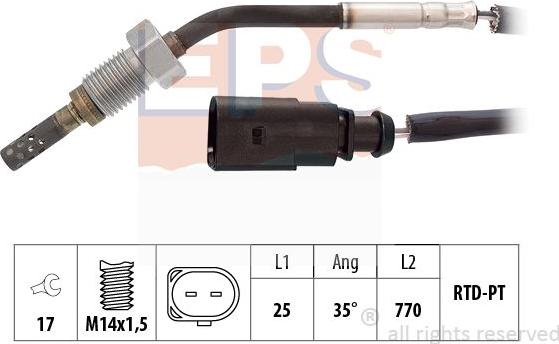 MDR EPS-1220 003 - Capteur, température des gaz cwaw.fr