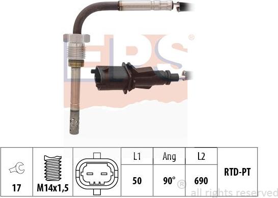 MDR EPS-1220 169 - Capteur, température des gaz cwaw.fr