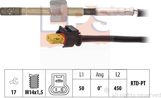 MDR EPS-1220 189 - Capteur, température des gaz cwaw.fr