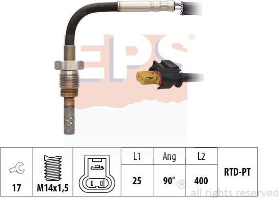 MDR EPS-1220 133 - Capteur, température des gaz cwaw.fr