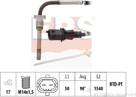 MDR EPS-1220 226 - Capteur, température des gaz cwaw.fr