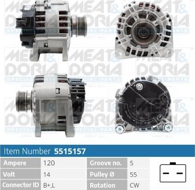 Meat & Doria 5515157 - Alternateur cwaw.fr