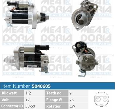 Meat & Doria 5040605 - Démarreur cwaw.fr